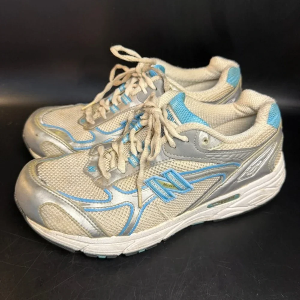 New Balance 883 WR883CL Blue Silver Mesh Running Shoes Womens‎ 8.5 Wide